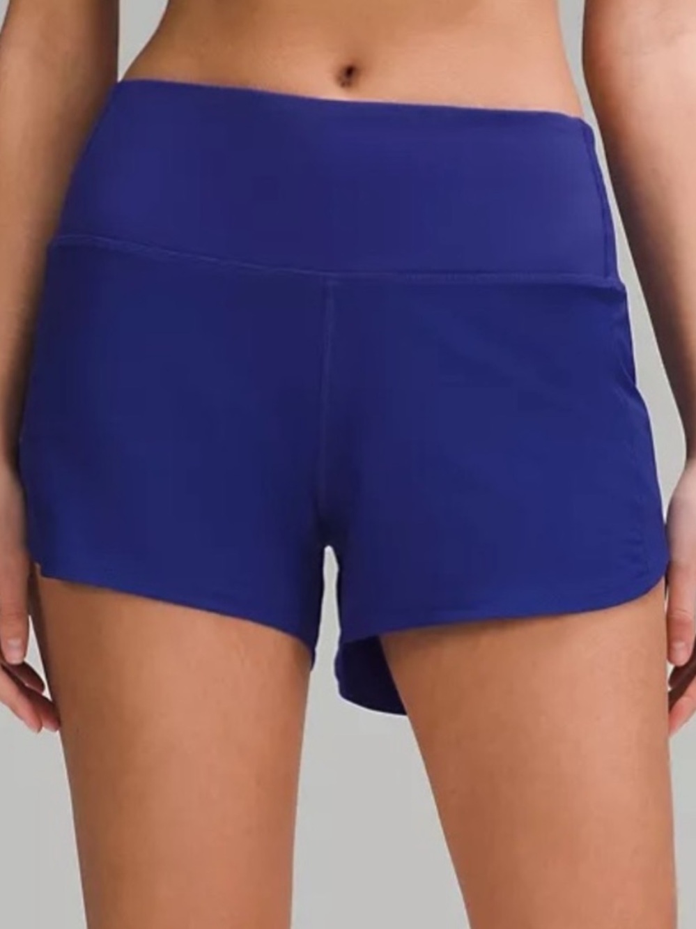 Lululemon Royal Blue Speed Up Shorts - 4” In-Seam